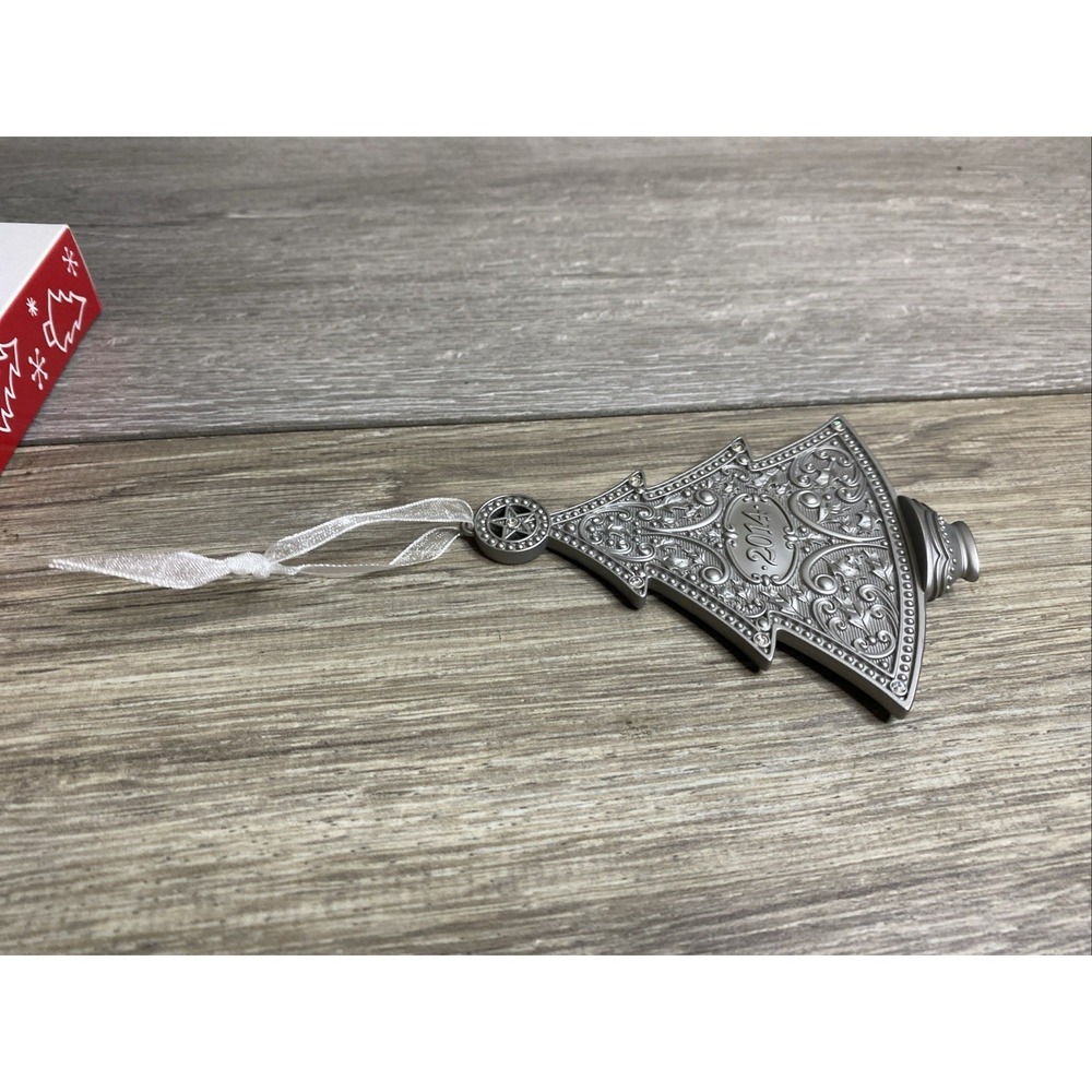 Hallmark Keepsake Christmas Ornament 2014 A PERFECT TREE Silver Metal - Picture 4 of 14